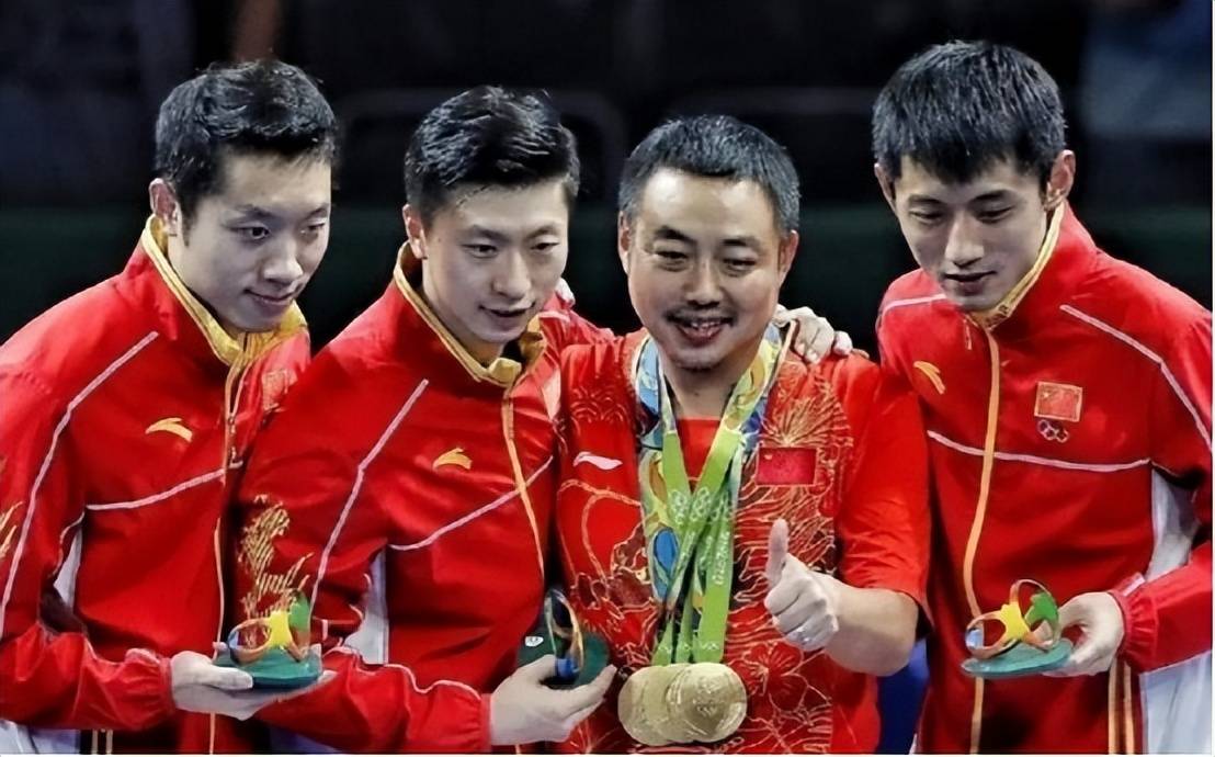 中国乒乓球队碾压法国乒乓球队，张继科送出助攻的简单介绍